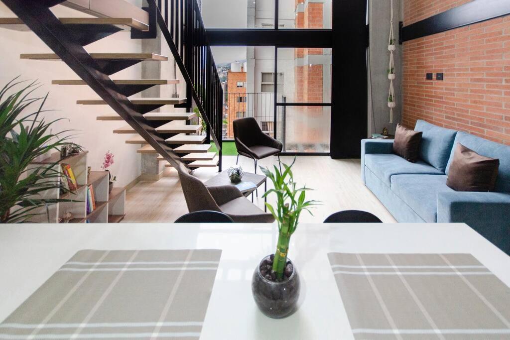 Apartamento Tipo Loft Medellín Esterno foto